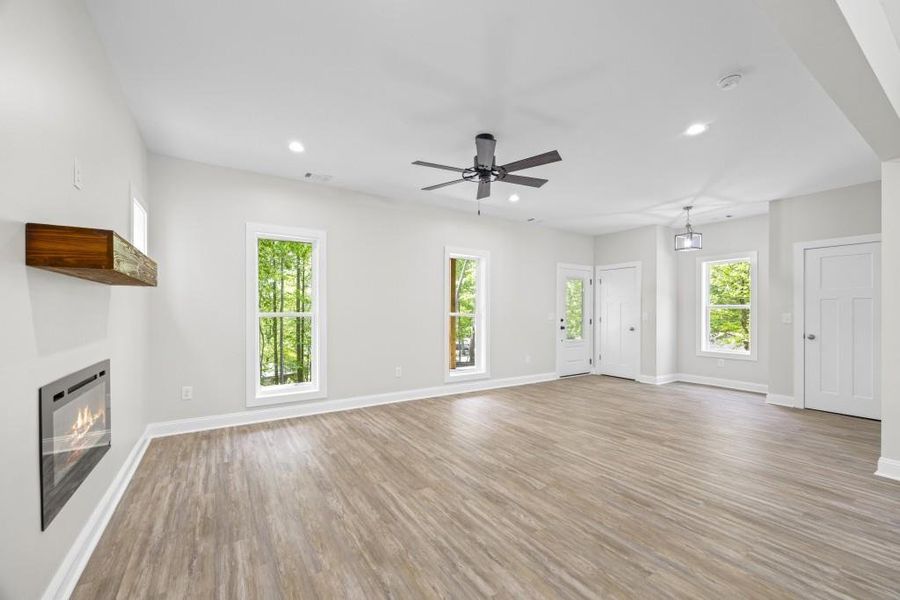 Spacious, unfurnished interior of a new home in , Lavonia (Image 56).