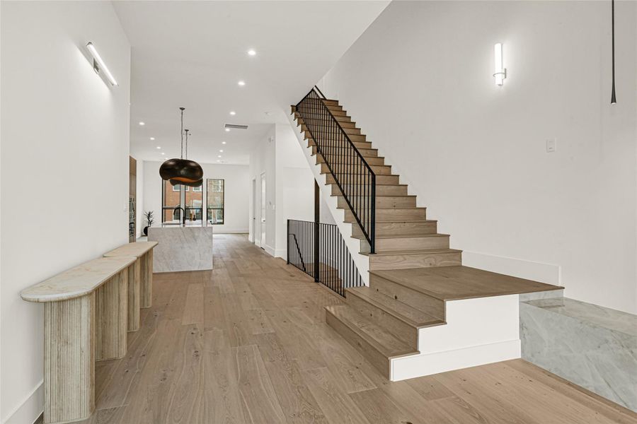 Furnished interior view inside a new home in , Houston (Image 3).