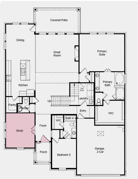 Additional highlights include: 42" door at entry, fireplace, tub and shower in primary bath, study, pre-plumb for future outdoor kitchen, white quartz countertops throughout. Additional highlights include: 42" door at entry, fireplace, tub and shower in primary bath, study, pre-plumb for future outdoor kitchen, white quartz countertops throughout.