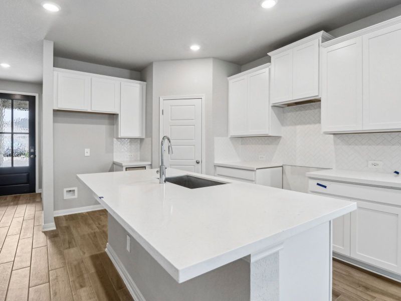 Furnished interior view inside a new home in Legendary Trails - Premier Series, Cibolo (Image 7).