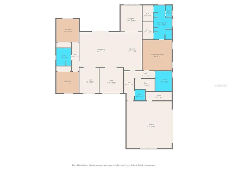 2D floor plan layout of this home in , Webster, FL (Image 3).