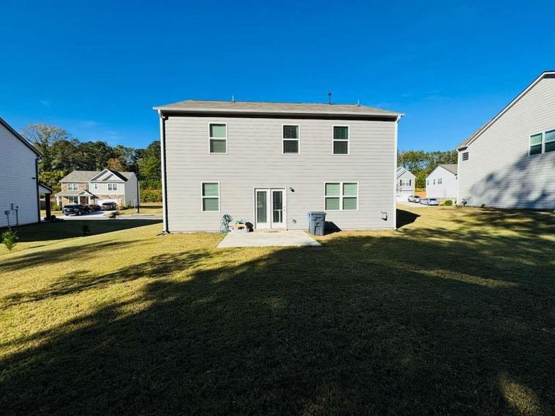 Exterior details and patio area of a home in , Powder Springs (Image 4). Exterior details and patio area of a home in , Powder Springs (Image 4).