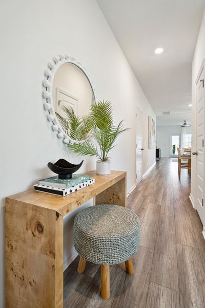 Furnished interior view inside a new home in Sweetgrass at Summers Corner: Carolina Collection, Summerville (Image 9). Furnished interior view inside a new home in Sweetgrass at Summers Corner: Carolina Collection, Summerville (Image 9).