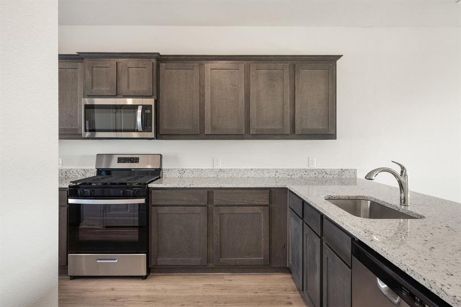 Furnished interior view inside a new home in Cresson Estates, Cresson (Image 4).