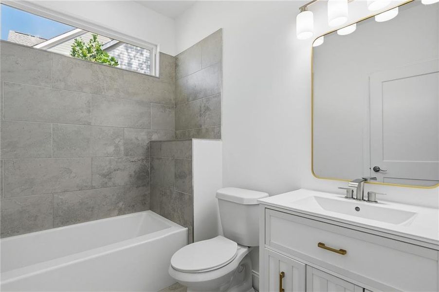 Furnished interior view inside a new home in , Flowery Branch (Image 18).