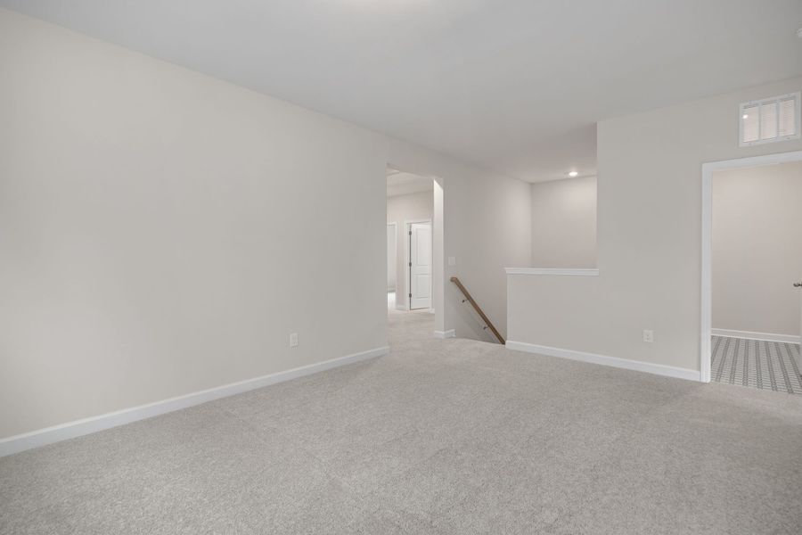 Representative unfurnished interior of a home built from the The Beech by Davidson Homes LLC in Springvale South, Fuquay Varina (Image 28). Representative unfurnished interior of a home built from the The Beech by Davidson Homes LLC in Springvale South, Fuquay Varina (Image 28).