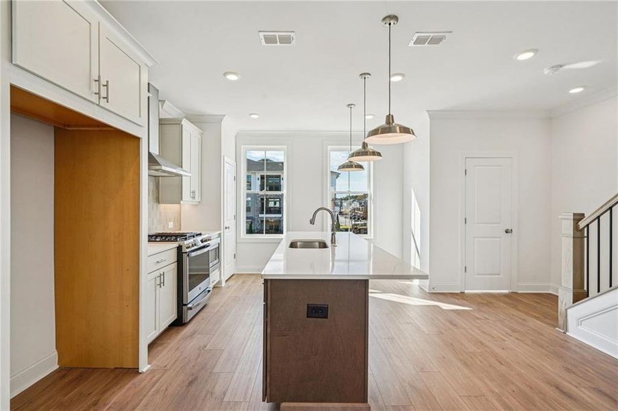 Furnished interior view inside a new home in Millcroft Townhomes, Buford (Image 7).