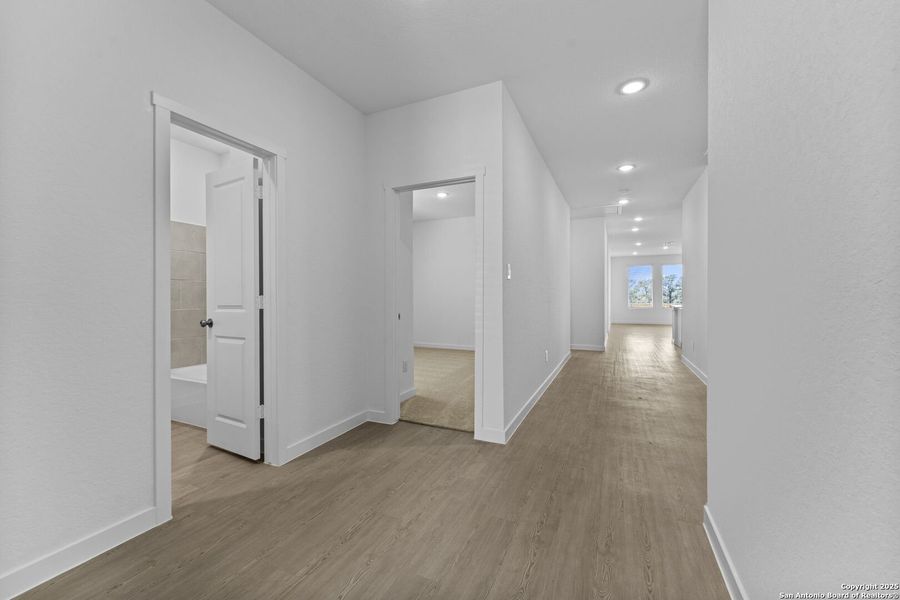 Spacious, unfurnished interior of a new home in Hidden Trails: Coastline Collection, Bulverde (Image 26). Spacious, unfurnished interior of a new home in Hidden Trails: Coastline Collection, Bulverde (Image 26).