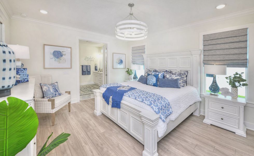 Furnished interior view inside a new home in Persimmon Park, Wesley Chapel (Image 8).