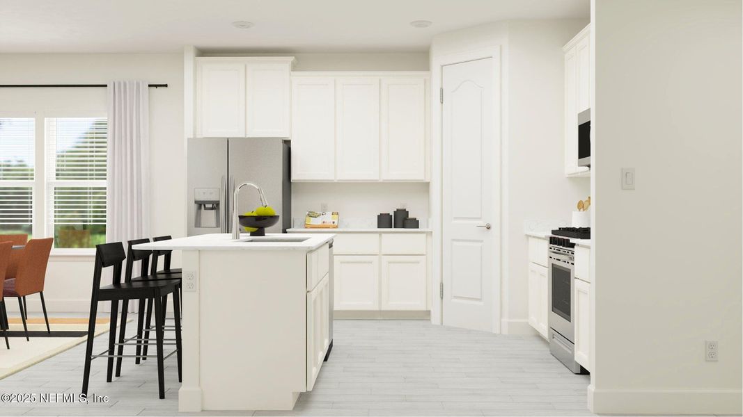 Furnished interior view inside a new home in Silver Falls Single Family at SilverLeaf, St. Augustine (Image 10).
