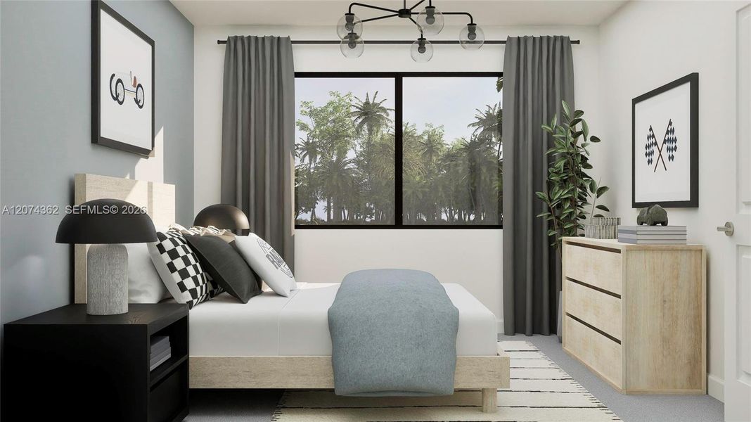 Furnished interior view inside a new home in Solterra, Sunrise (Image 8).