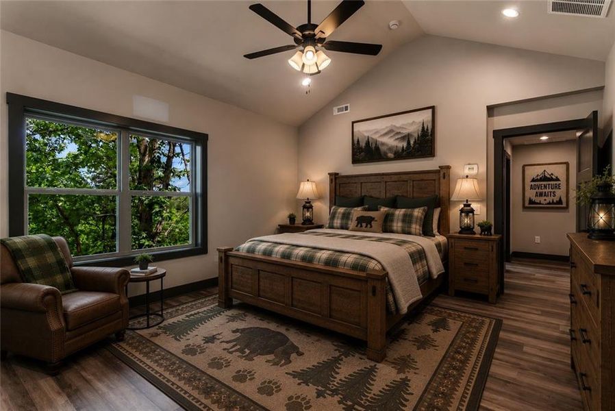 Furnished interior view inside a new home in , Ellijay (Image 31).