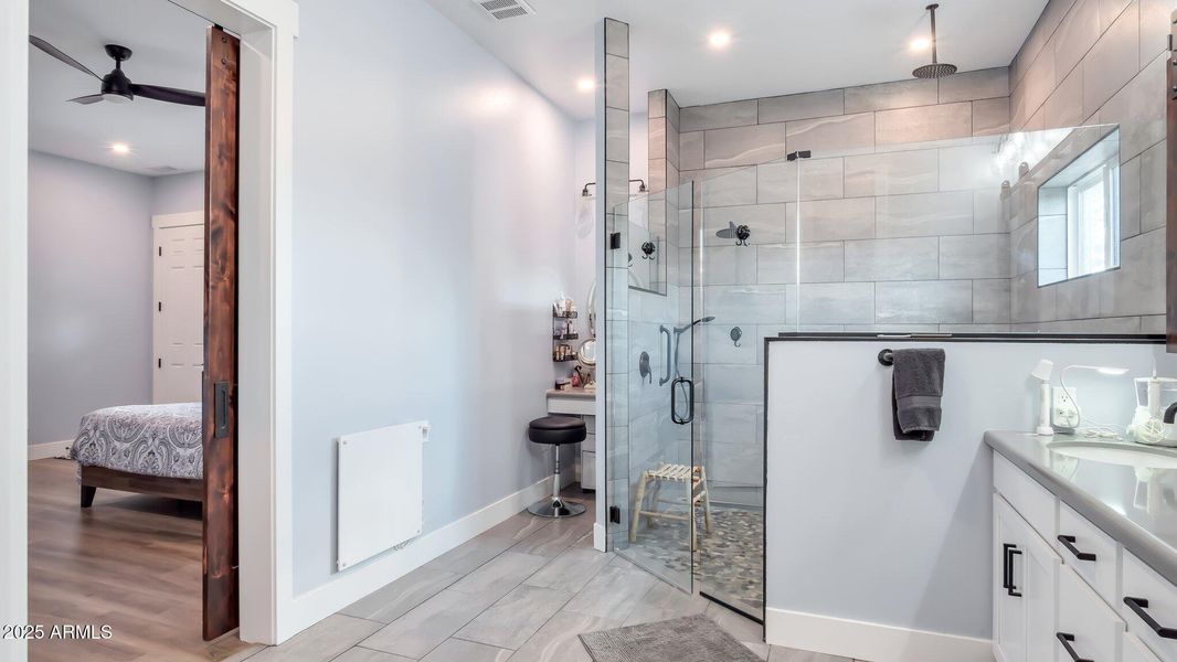 Walk in shower Walk in shower