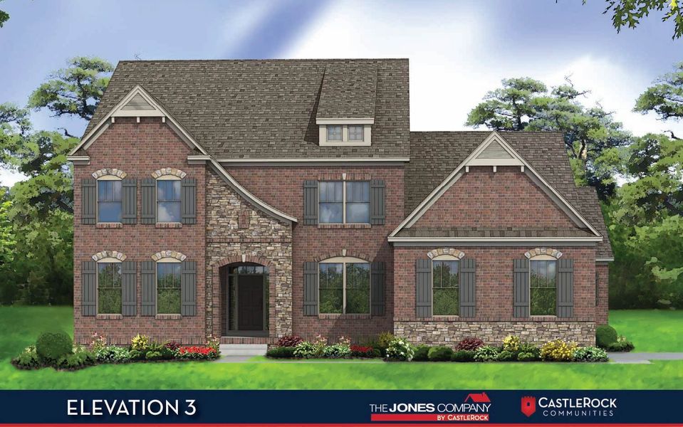 Representative exterior photo of a completed home built from the Carlisle by CastleRock Communities in Belvoir, Fairview, TN (Image 22).