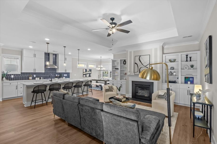 Representative furnished interior of a home built from the Audrey II by Great Southern Homes in Collins Cove, Chapin (Image 7).