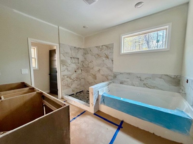 In-progress construction of a new home in Forrest Farms, Greenville, GA (Image 9).