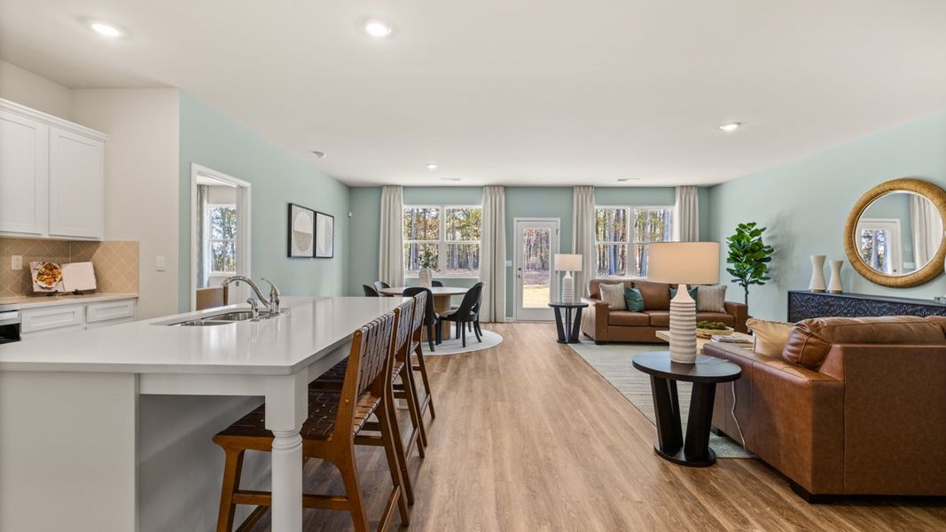 Representative furnished interior of a home built from the Aria by D.R. Horton in Newton Bridge Crossing, Athens (Image 15).