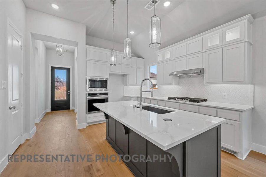 Furnished interior view inside a new home in The Parks at Wilson Creek, Celina (Image 7).