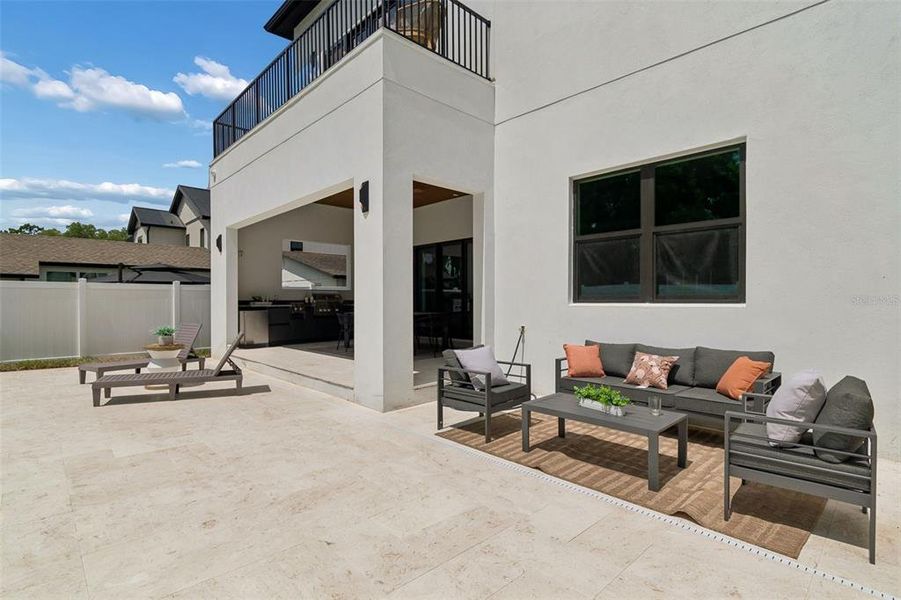 Exterior details and patio area of a home in , Tampa (Image 30).