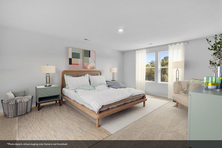 Furnished interior view inside a new home in Bell West, Kernersville (Image 10).