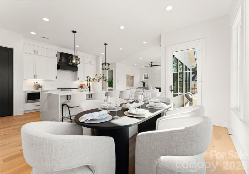 Furnished interior view inside a new home in , Charlotte (Image 13). Furnished interior view inside a new home in , Charlotte (Image 13).