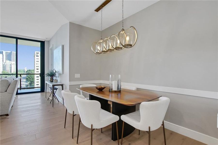 Furnished interior view inside a new home in The Dillon Buckhead, Atlanta (Image 17). Furnished interior view inside a new home in The Dillon Buckhead, Atlanta (Image 17).