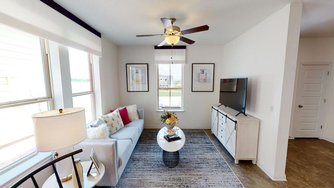 Furnished interior view inside a new home in Easton Park, Austin (Image 6).