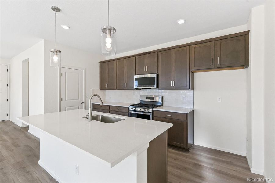 Furnished interior view inside a new home in , Aurora (Image 13).