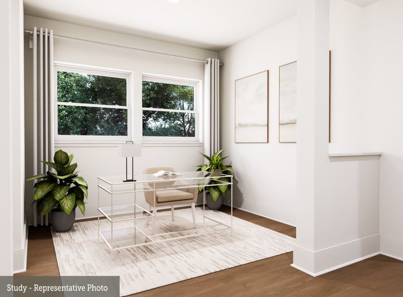 Furnished interior view inside a new home in Audubon – Ascent Collection, Magnolia (Image 7).