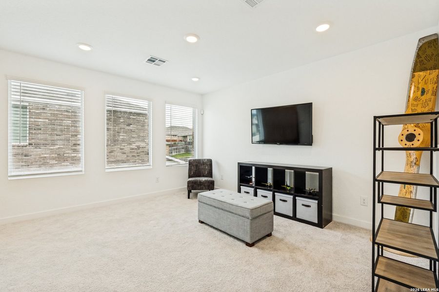 Furnished interior view inside a new home in Hidden Trails, Bulverde (Image 18).