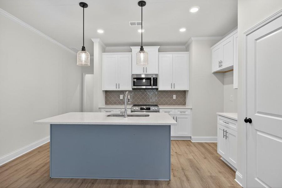 Furnished interior view inside a new home in Medlock Park, Austell (Image 7).