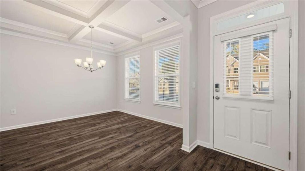 Spacious, unfurnished interior of a new home in Water Oak Estates, Lawrenceville (Image 11). Spacious, unfurnished interior of a new home in Water Oak Estates, Lawrenceville (Image 11).
