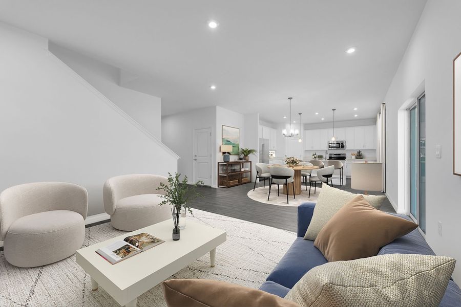 Family Room and Main Level Family Room and Main Level