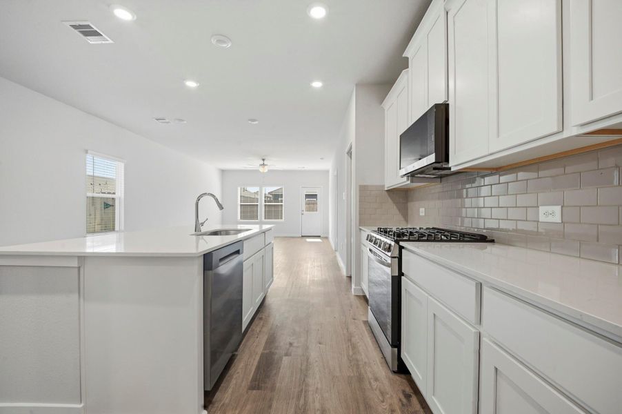 Furnished interior view inside a new home in Barrett Crossing, Crosby (Image 8).