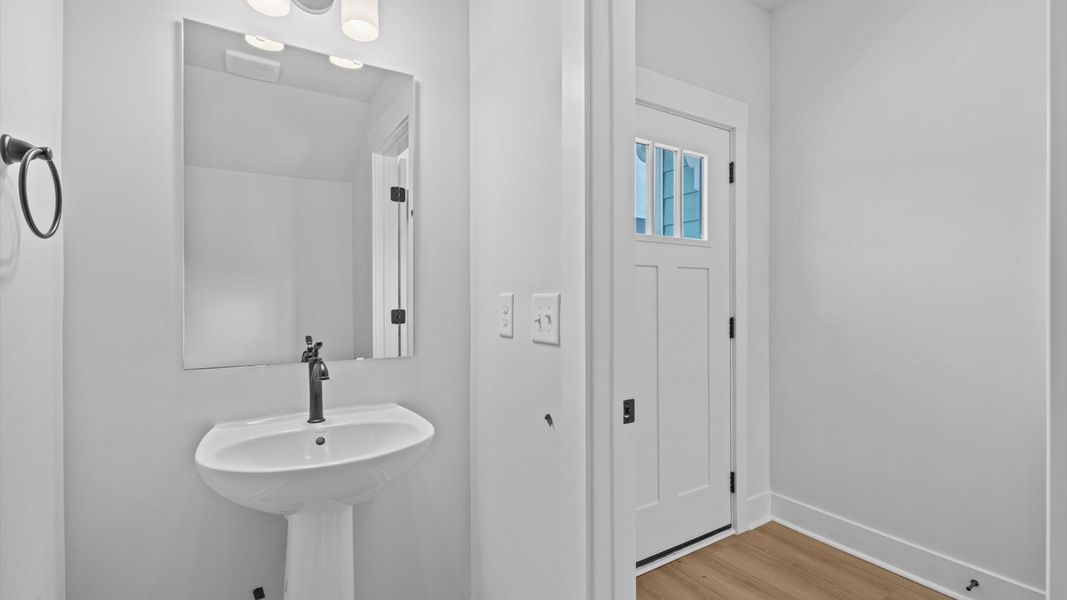 Furnished interior view inside a new home in Village at Midway, Anderson (Image 23).