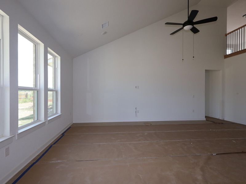 In-progress construction of a new home in Barksdale, Leander, TX (Image 25).