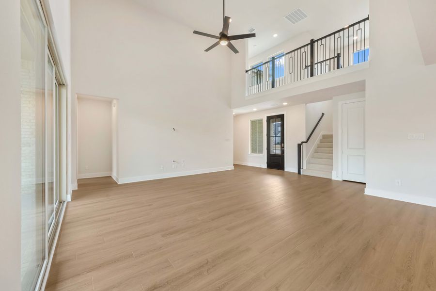 Spacious, unfurnished interior of a new home in Union Park, Little Elm (Image 21). Spacious, unfurnished interior of a new home in Union Park, Little Elm (Image 21).