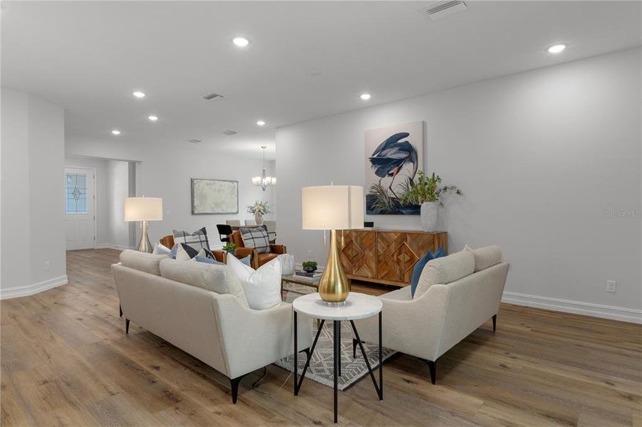 Furnished interior view inside a new home in Pine Ridge Estates, Beverly Hills (Image 7).