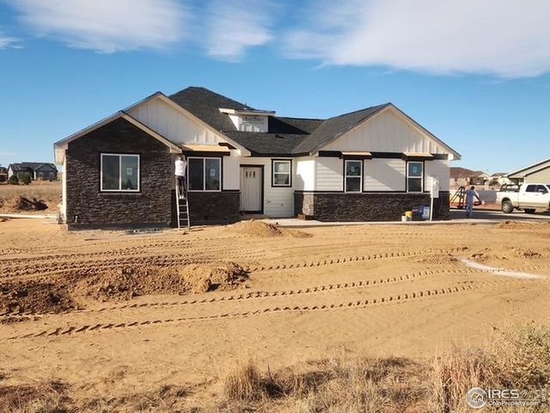 In-progress construction of a new home in , Platteville, CO (Image 6).