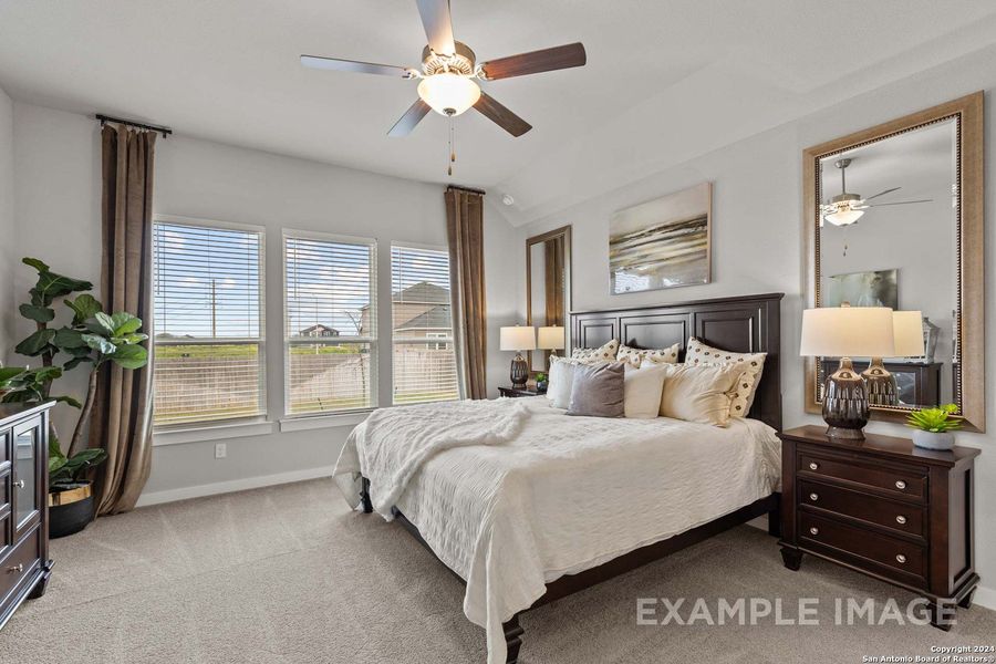 Furnished interior view inside a new home in Hannah Heights, Seguin (Image 40).