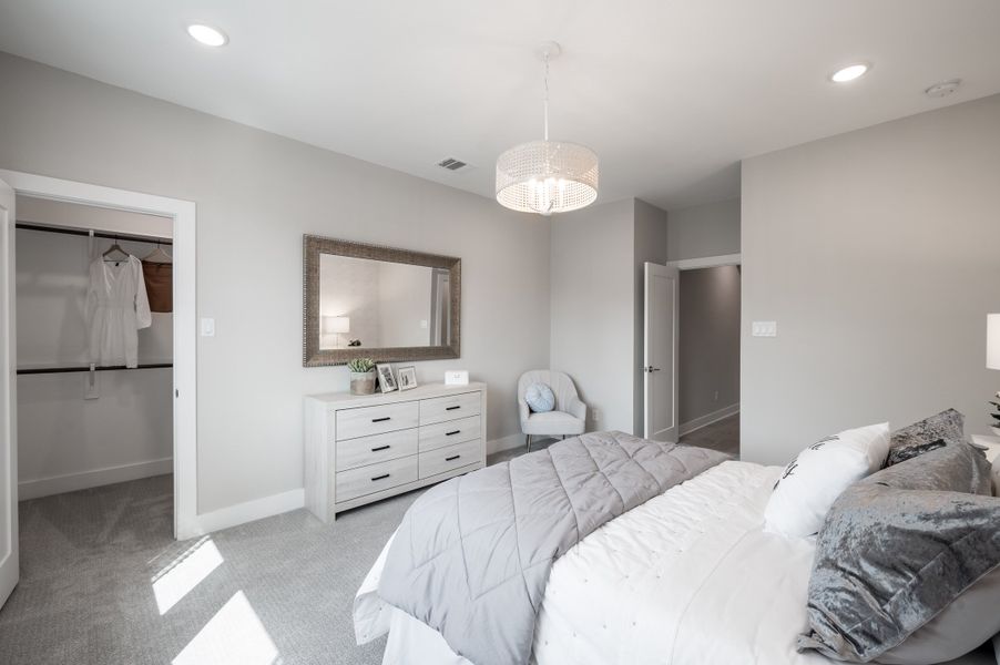 Representative furnished interior of a home built from the Snyder by Tri Pointe Homes in Harvest Green, Richmond (Image 70).