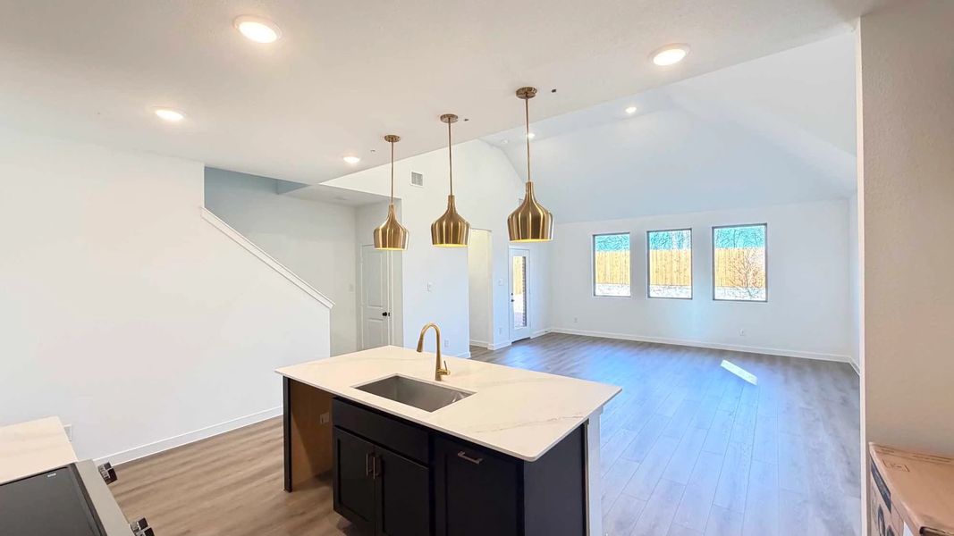 Open Kitchen-Living-Dining Room Construction Progress