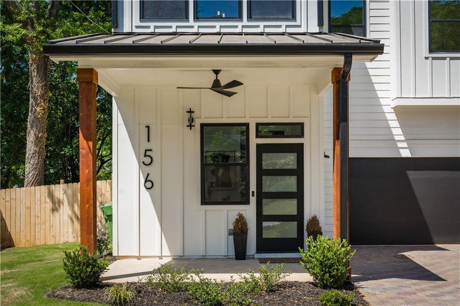 Front exterior of a new home in , Atlanta, GA, highlighting curb appeal (Image 20). Front exterior of a new home in , Atlanta, GA, highlighting curb appeal (Image 20).