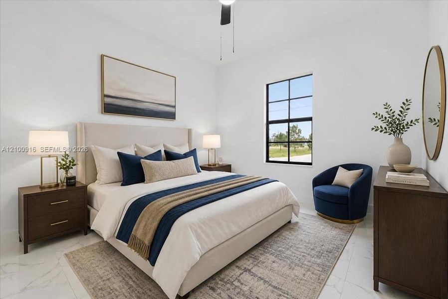 Furnished interior view inside a new home in , Lehigh Acres (Image 9).