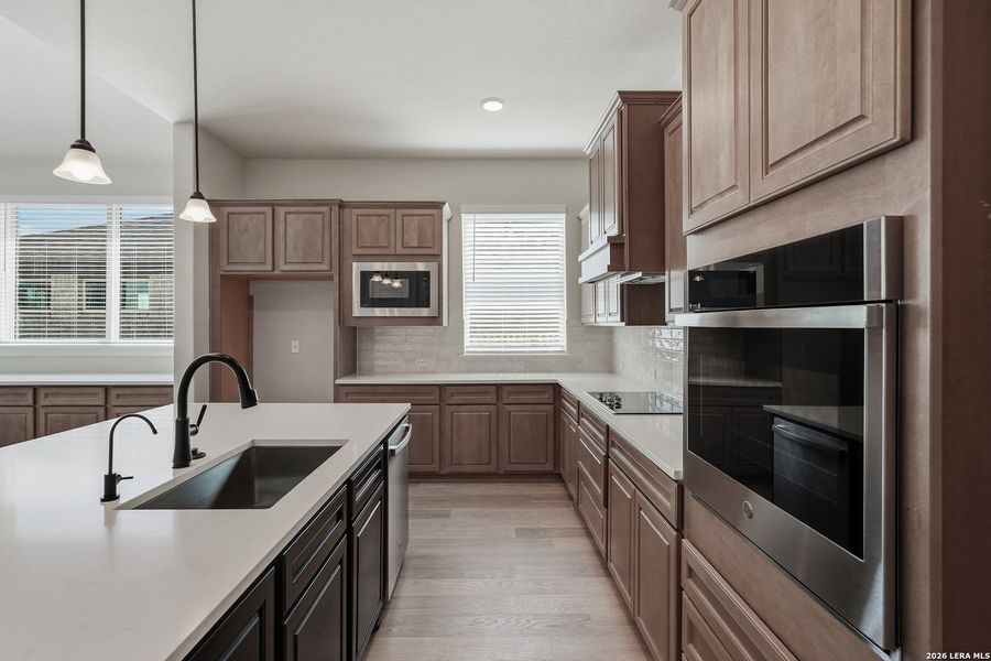Furnished interior view inside a new home in Alsatian Oaks, Castroville (Image 8).