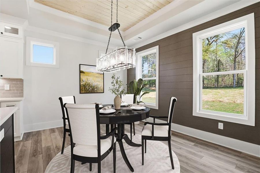 Furnished interior view inside a new home in , Hoschton (Image 12).