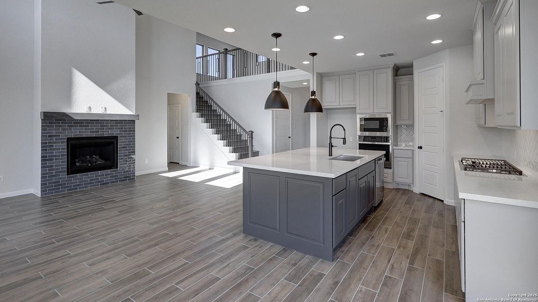 Furnished interior view inside a new home in Arcadia Ridge 50', San Antonio (Image 7).