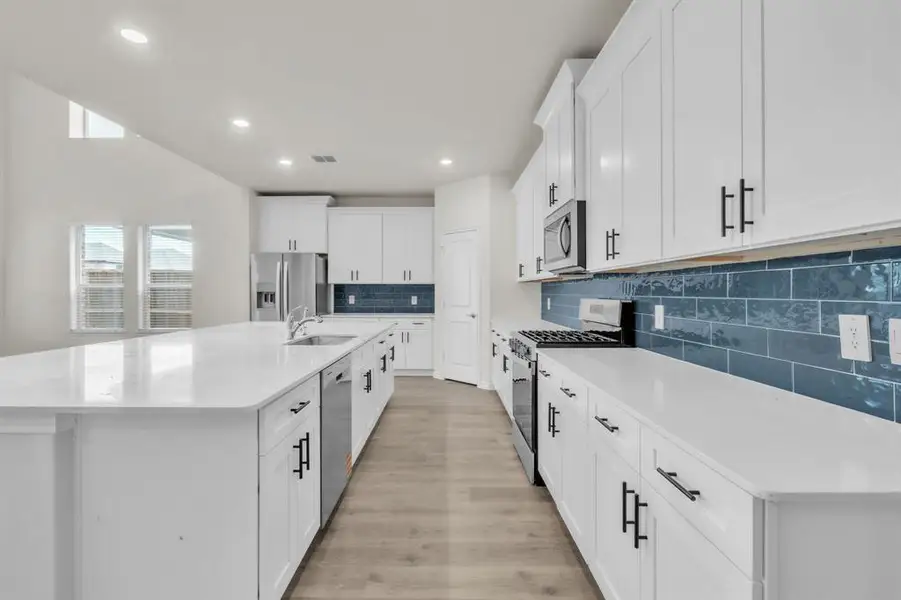 Furnished interior view inside a new home in The Landing at Hidden Lakes, McKinney (Image 9).