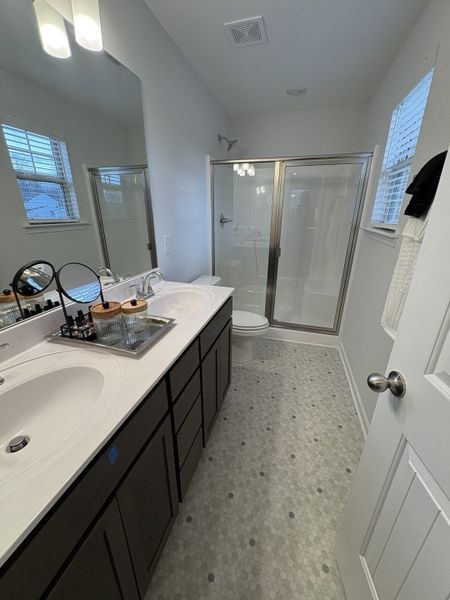 Photo of model home. Same Floor Plan