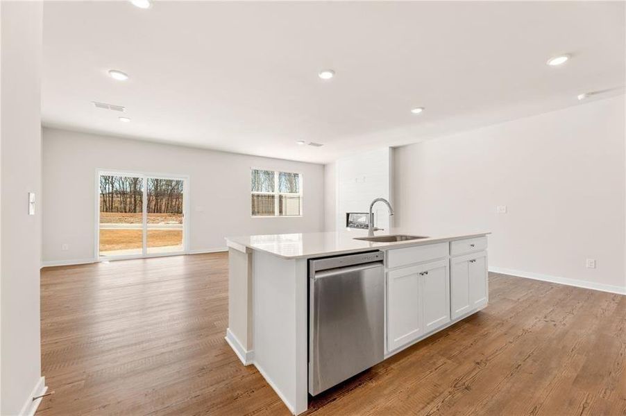 Furnished interior view inside a new home in Sherwood Square, Flowery Branch (Image 11).